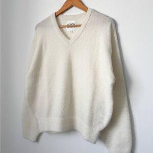 Le bon shoppe James mohair sweater in snow XS/S NWT